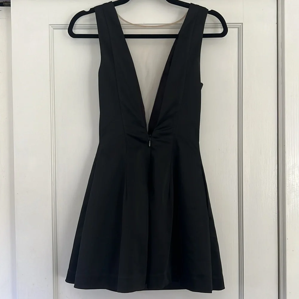 ☀️ Bebe Black Mesh Front Mini Dress (read description) - Picture 8 of 10